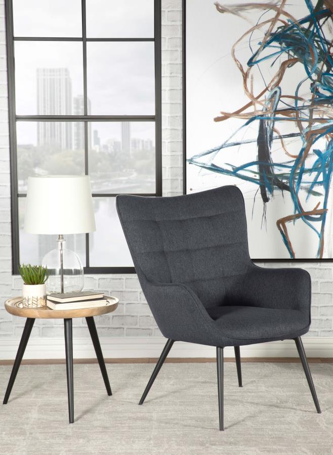 Isla Grey Accent Chair - furniture place usa