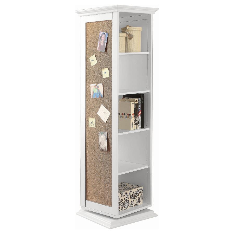 Robinsons White Accent Cabinet - furniture place usa