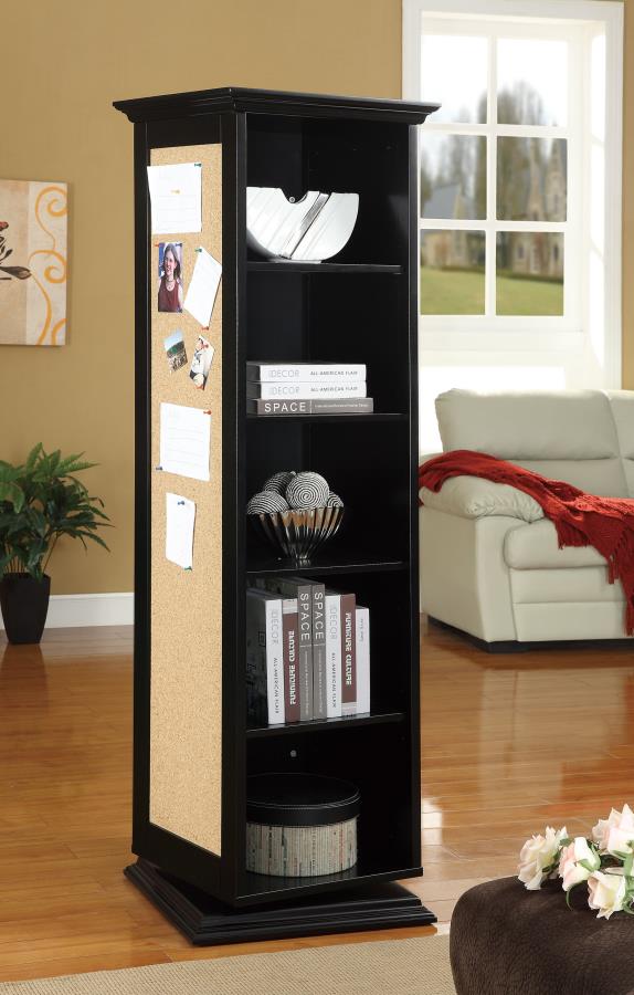 Robinsons Black Accent Cabinet - furniture place usa