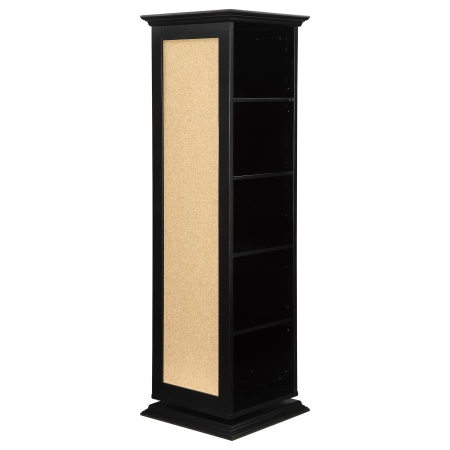 Robinsons Black Accent Cabinet - furniture place usa