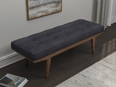 Wilson Grey Bench - furniture place usa