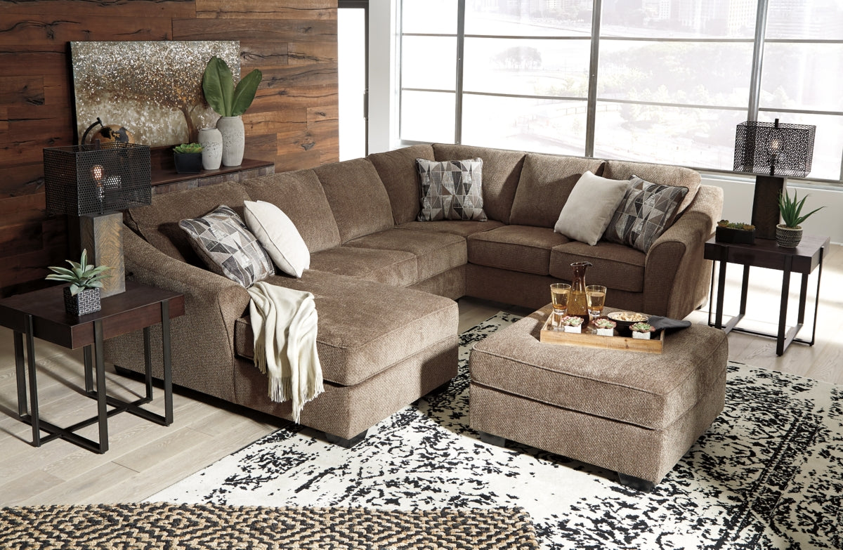 Graftin 3-Piece Sectional with Ottoman - PKG002366 - furniture place usa