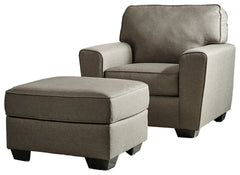 Calicho Chair and Ottoman - furniture place usa