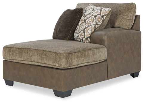 Abalone 3-Piece Sectional with Ottoman - PKG002371 - furniture place usa