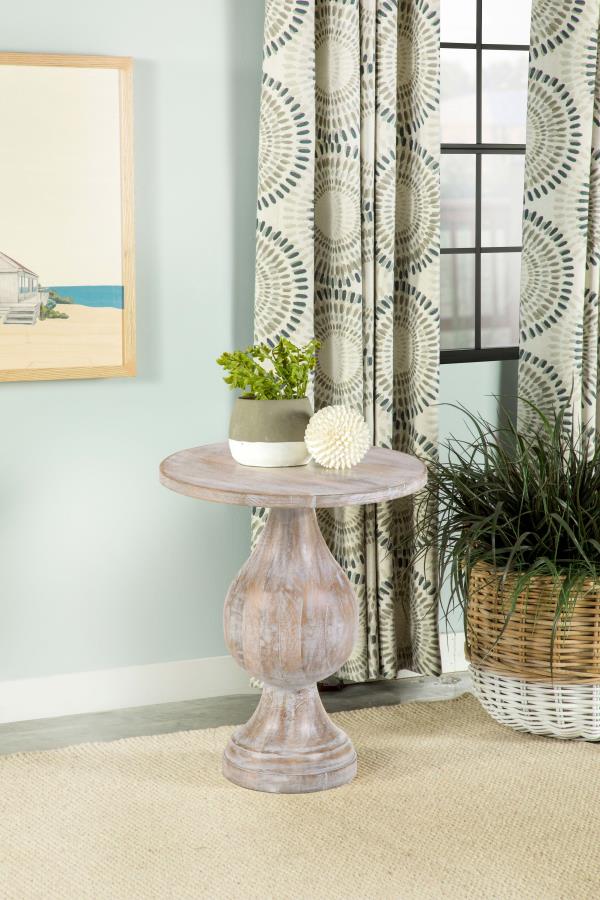 Dianella Ivory Side Table - furniture place usa