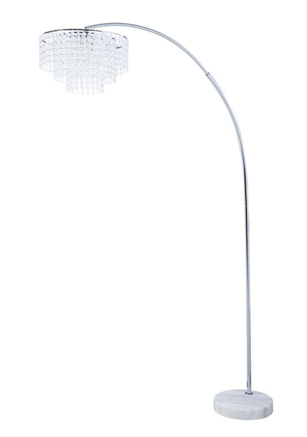 Shirley Silver Floor Lamp - furniture place usa