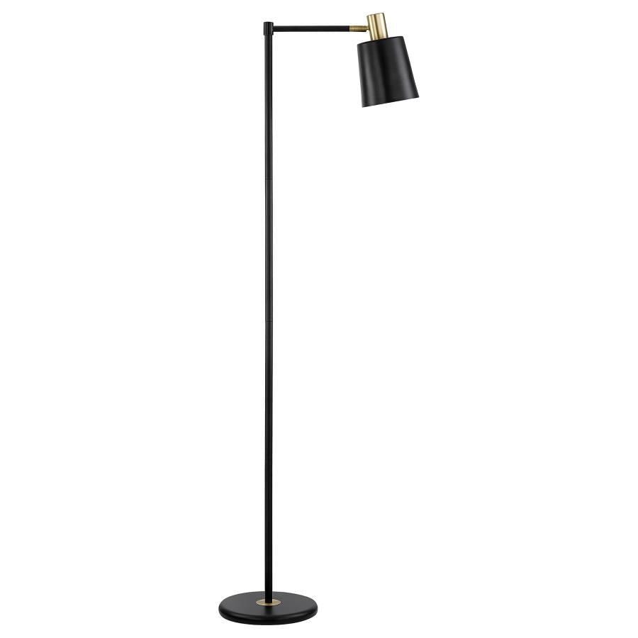 Rhapsody Black Floor Lamp - furniture place usa