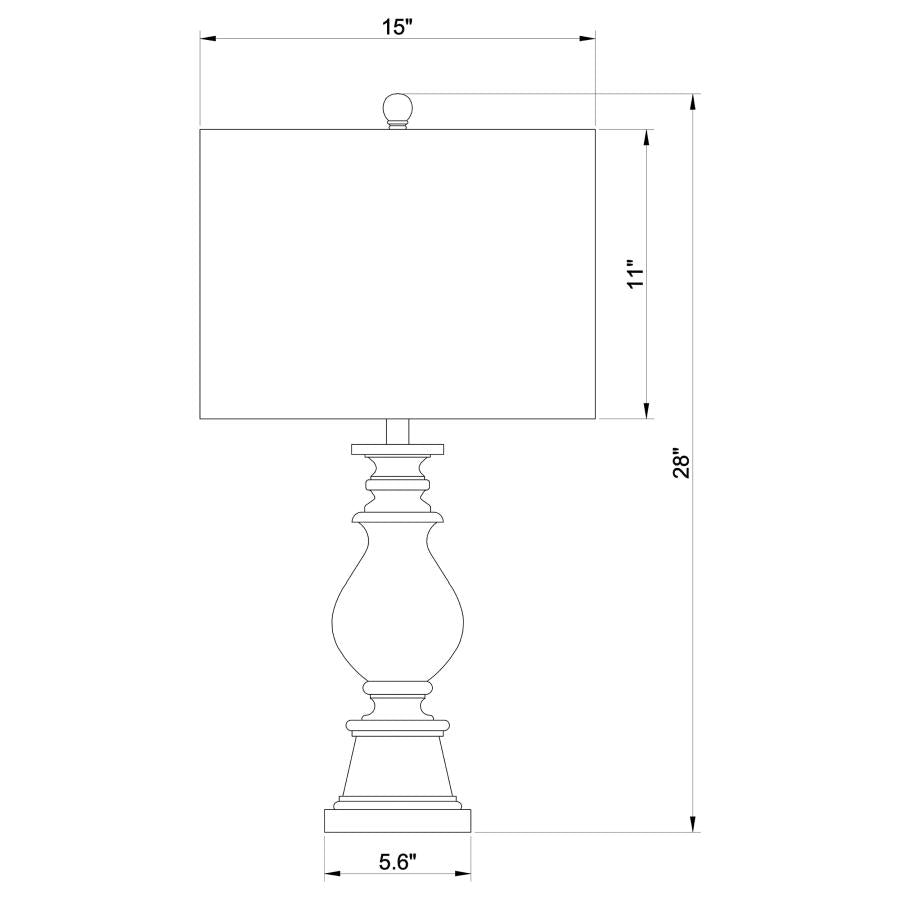 Brie Gold Table Lamp - furniture place usa