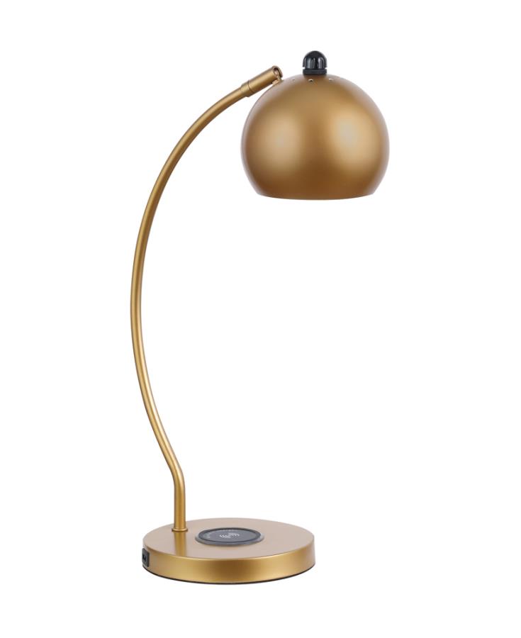 Andreas Gold Table Lamp - furniture place usa