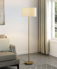 Ramiro Gold Floor Lamp - furniture place usa