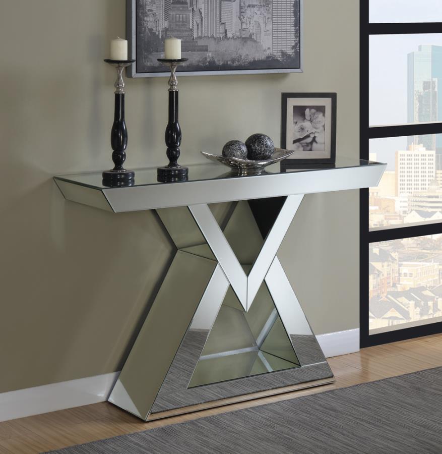 Cerecita Silver Console Table - furniture place usa