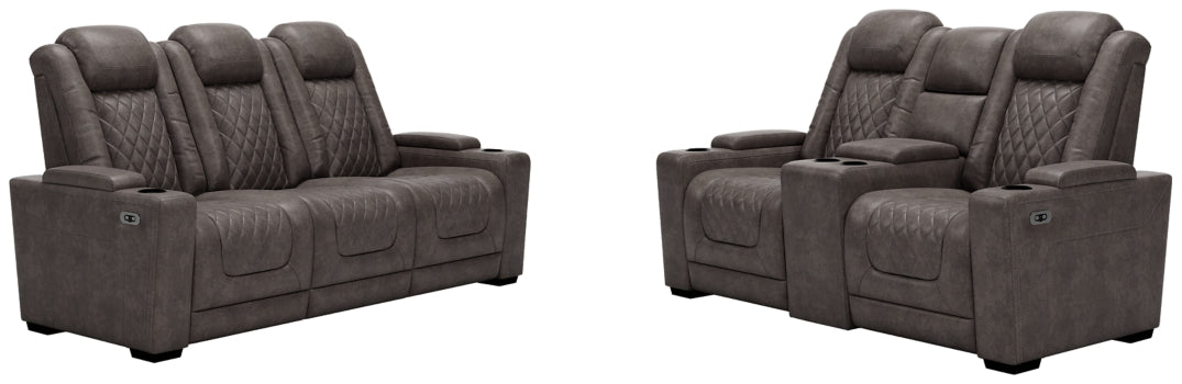 HyllMont Sofa and Loveseat - furniture place usa