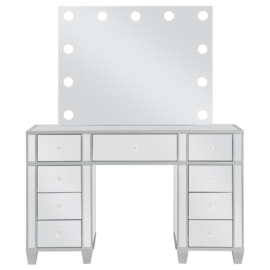 Allora Silver Vanity Set - furniture place usa