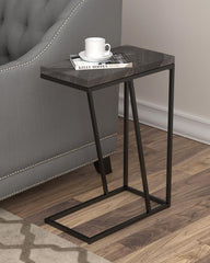 Sergio Grey Side Table - furniture place usa