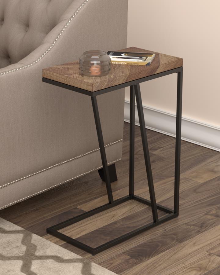 Sergio Brown Side Table - furniture place usa