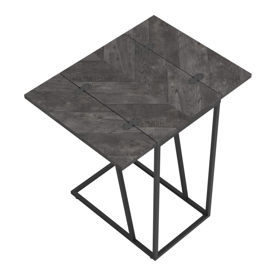 Carly Grey Side Table - furniture place usa