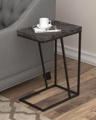 Carly Grey Side Table - furniture place usa