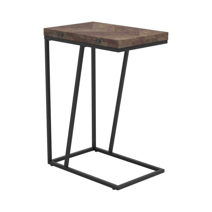 Carly Brown Side Table - furniture place usa