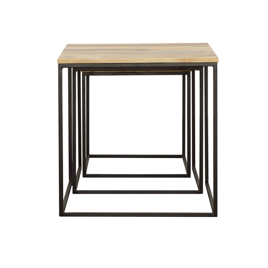 Belcourt Brown 3 Pc Nesting Table - furniture place usa