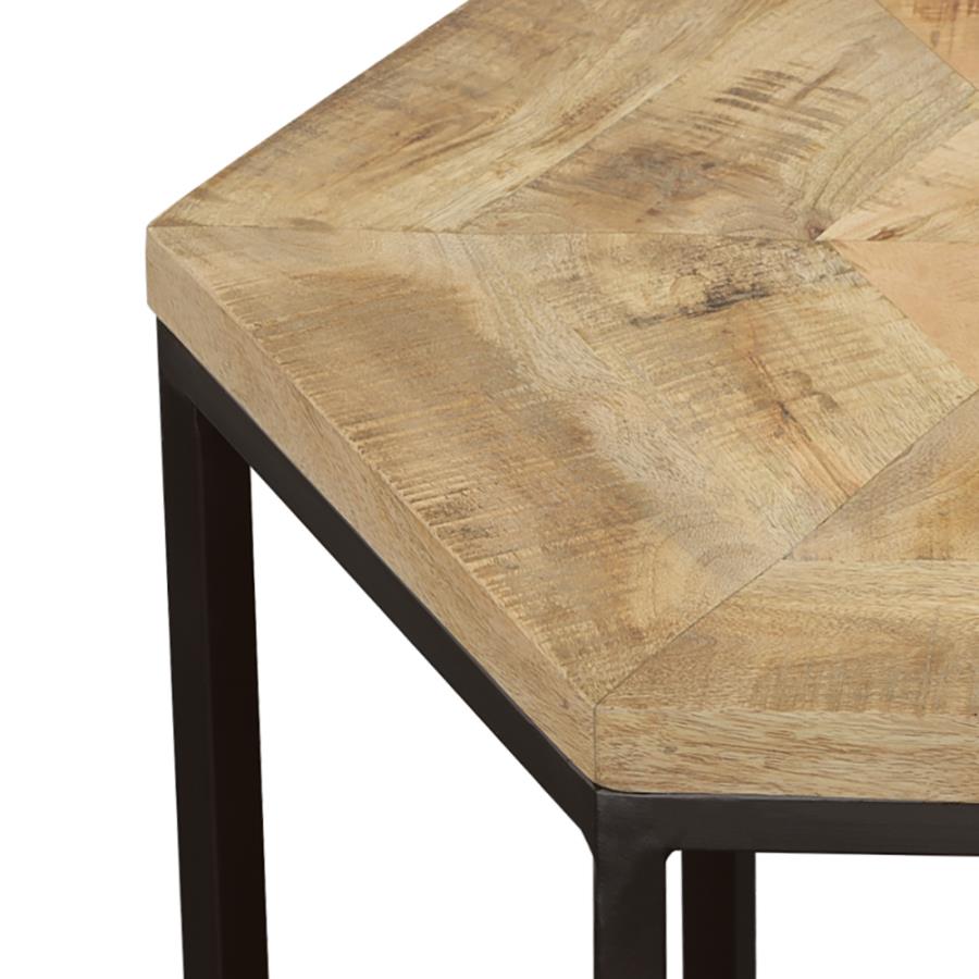 Adger Brown 2 Pc Nesting Table - furniture place usa