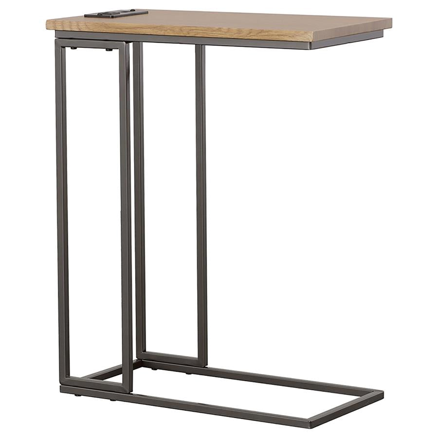 Rudy Brown Side Table - furniture place usa