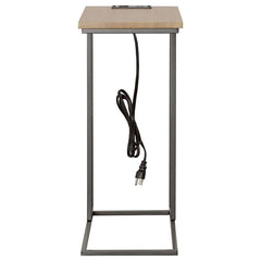 Rudy Brown Side Table - furniture place usa