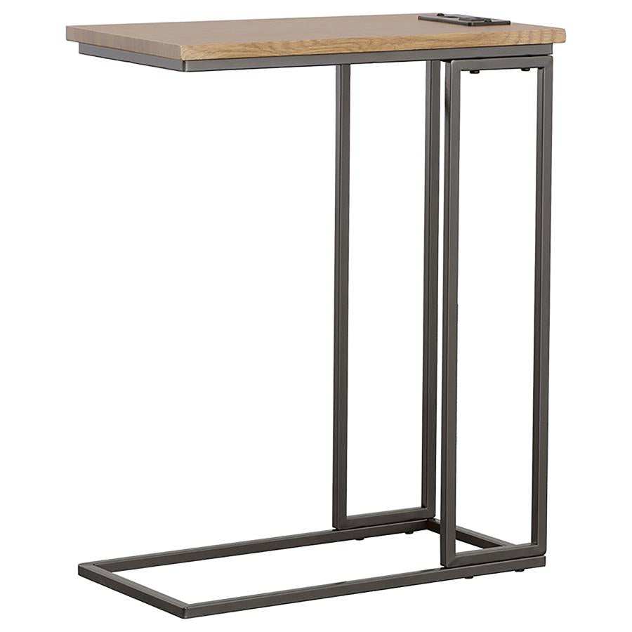 Rudy Brown Side Table - furniture place usa