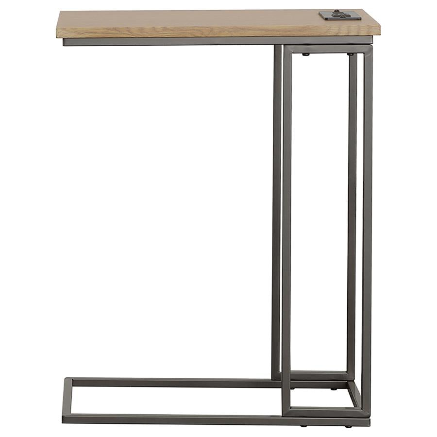 Rudy Brown Side Table - furniture place usa