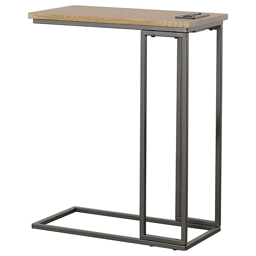 Rudy Brown Side Table - furniture place usa