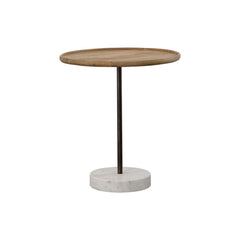 Ginevra Brown Side Table - furniture place usa