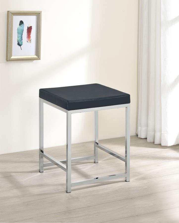 Afshan Grey Vanity Stool