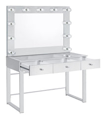 Umbridge Silver Vanity Table & Mirror - furniture place usa