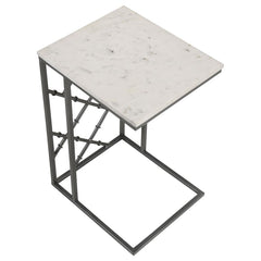 Angeliki Grey Side Table - furniture place usa