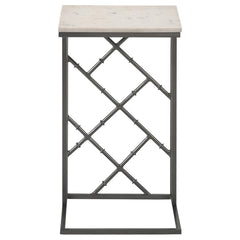 Angeliki Grey Side Table - furniture place usa