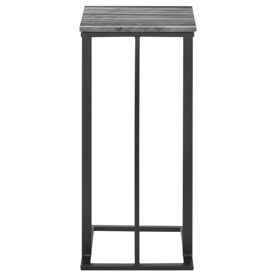 Vicente Black Side Table - furniture place usa