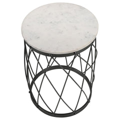 Tereza Black Side Table - furniture place usa