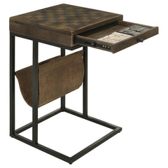 Chessie Brown Side Table - furniture place usa