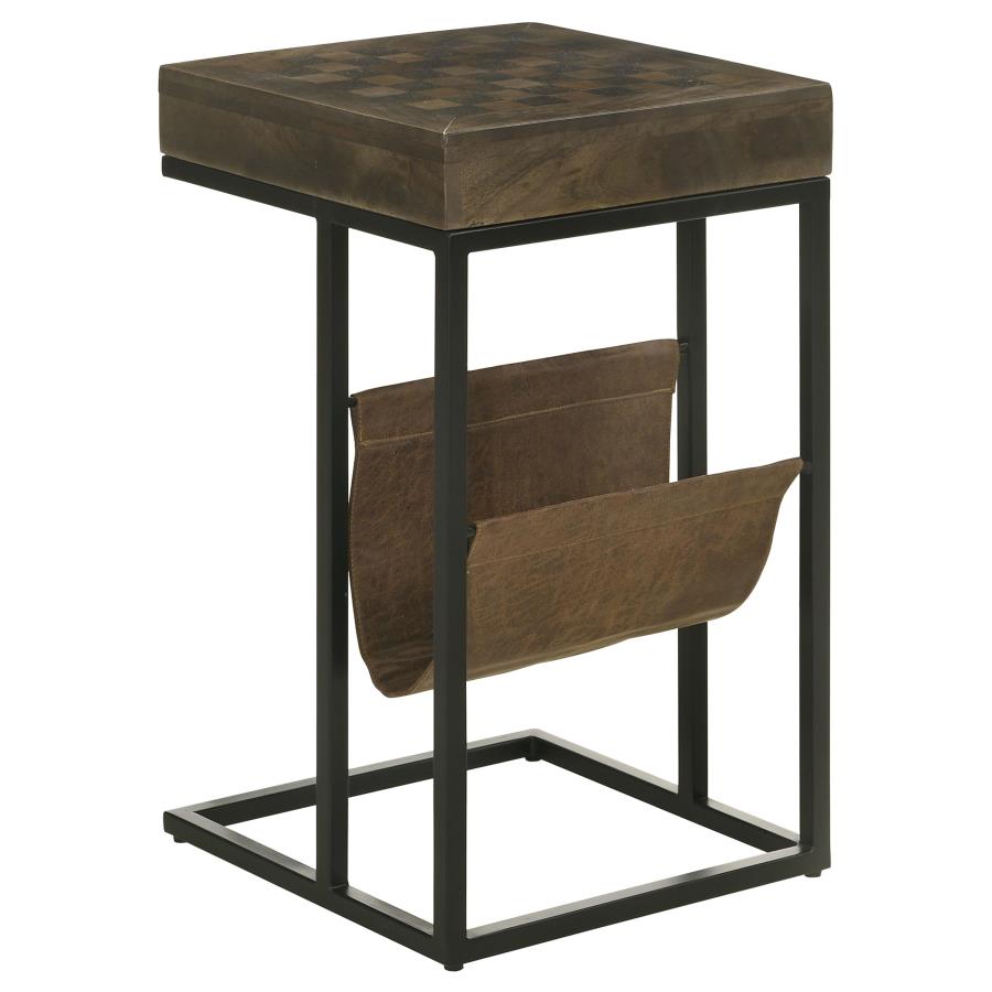 Chessie Brown Side Table - furniture place usa