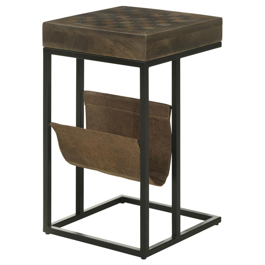 Chessie Brown Side Table - furniture place usa