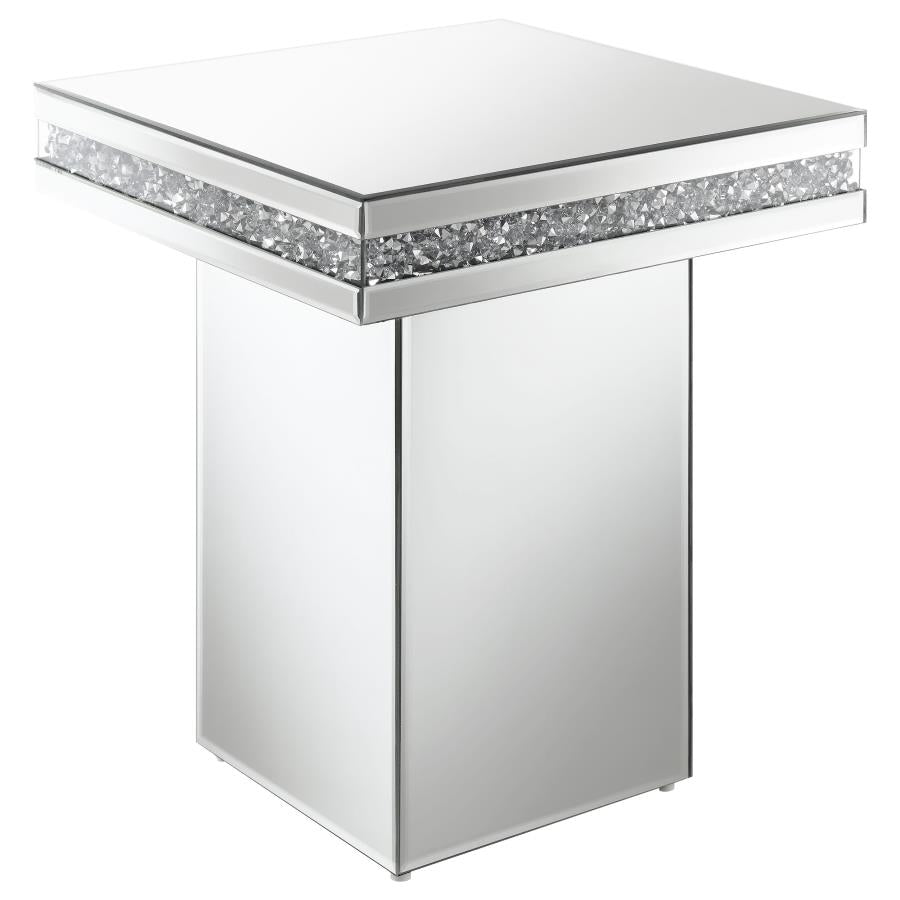 Elora Silver Side Table - furniture place usa