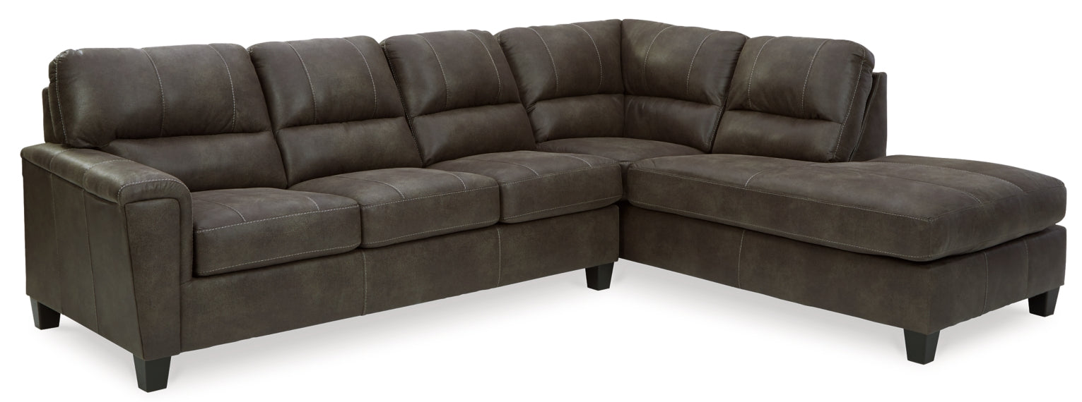 Navi 2-Piece Sectional with Ottoman - PKG007395 - furniture place usa