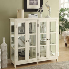 Sable White Accent Cabinet - furniture place usa