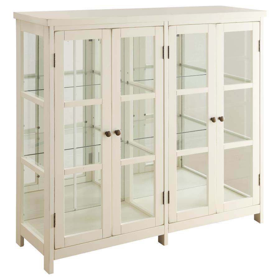Sable White Accent Cabinet - furniture place usa