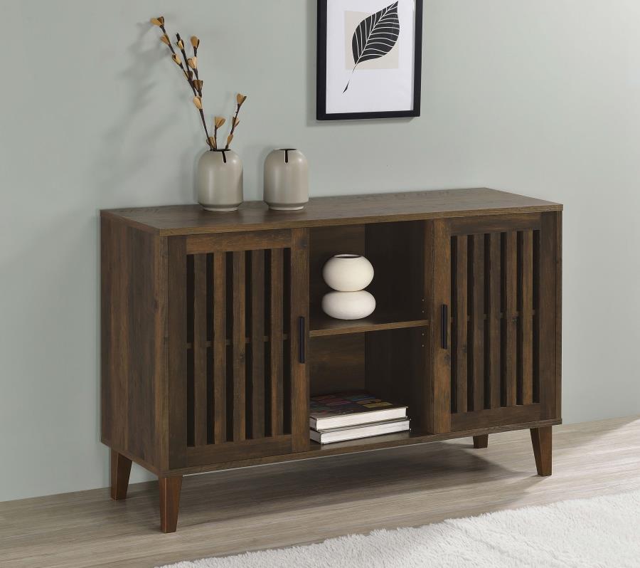 Torin Brown Accent Cabinet - furniture place usa