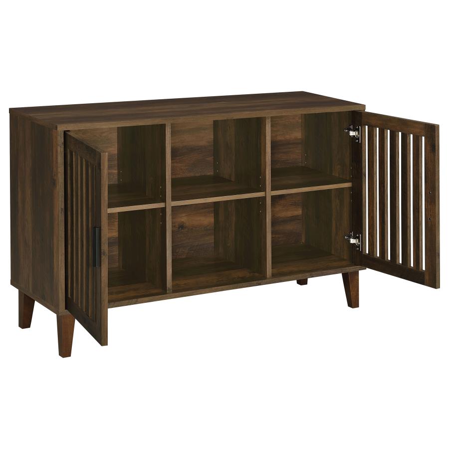 Torin Brown Accent Cabinet - furniture place usa