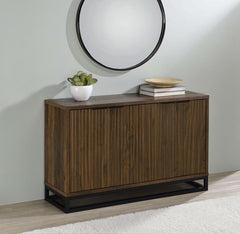 Ryatt Brown Accent Cabinet - furniture place usa