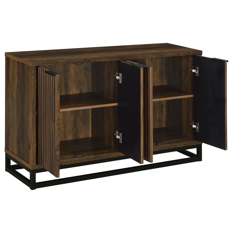 Ryatt Brown Accent Cabinet - furniture place usa