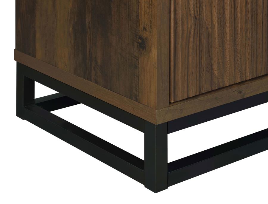 Ryatt Brown Accent Cabinet - furniture place usa