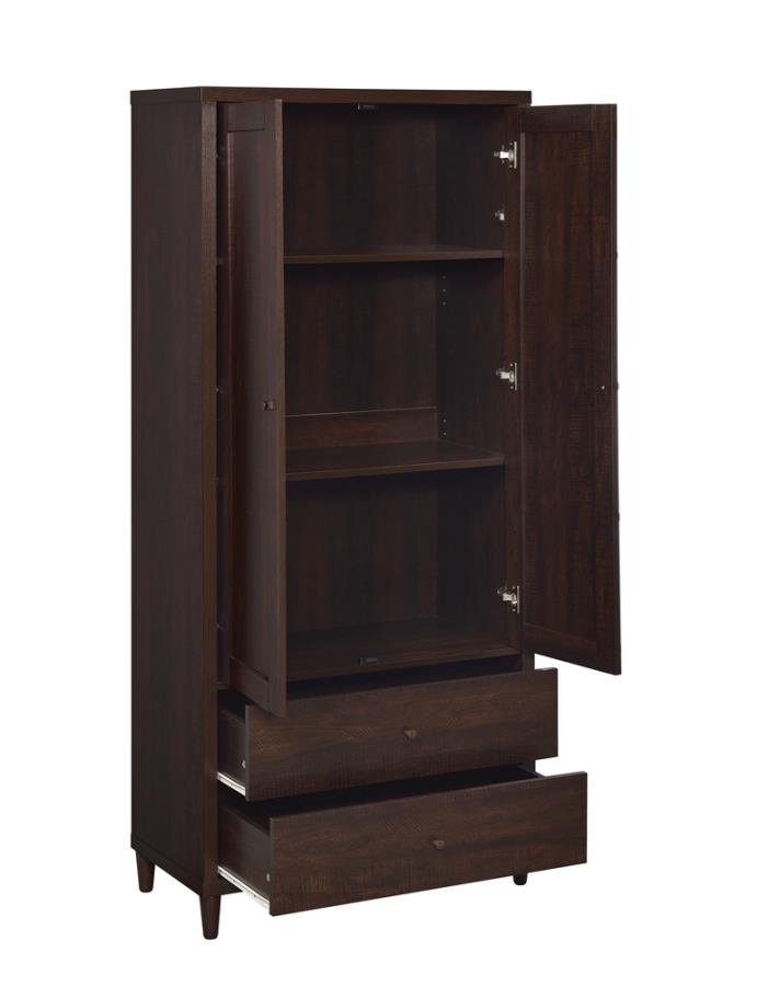 Wadeline Brown Tall Accent Cabinet - furniture place usa