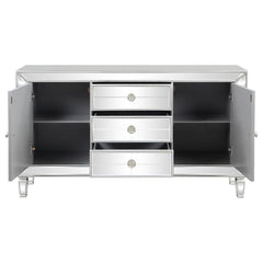 Leticia Silver Accent Cabinet - furniture place usa